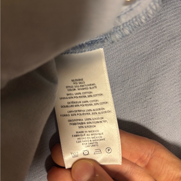 RE/DONE 70s Corduroy Jeans in Blue Size 25 - Picture 9 of 10